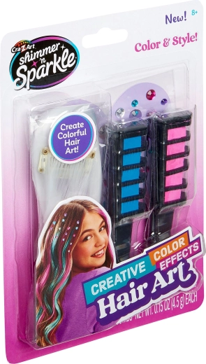 Effets colorés dans les cheveux