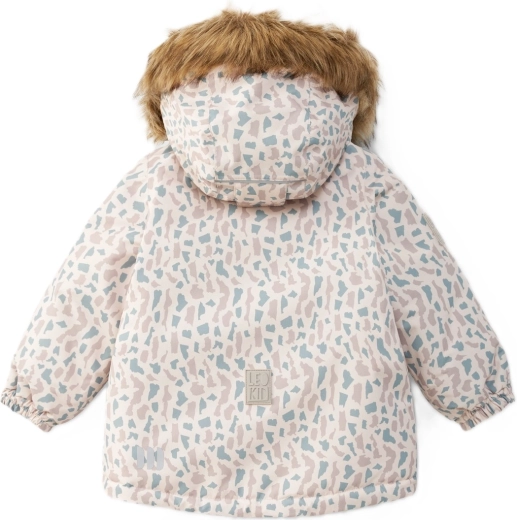 Capuche amovible avec bordure en fourrure