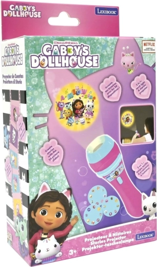 Lampe torche Lexibook avec projecteur d’histoires La Maison magique de Gabby