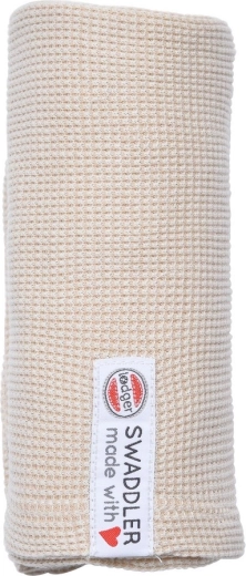 Lodger lange en tissu Swaddler Ciumbelle ivoire 70 × 70 cm