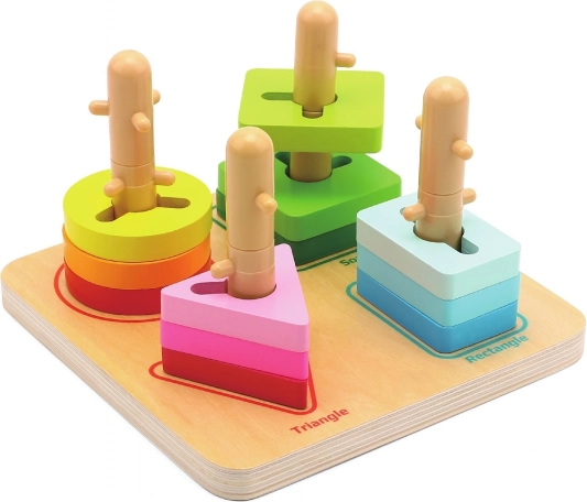 Formes Géométriques à Empiler pour Enfants