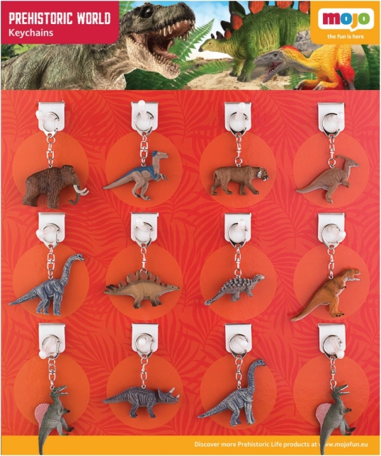 Porte-clés Mojo - Animaux préhistoriques