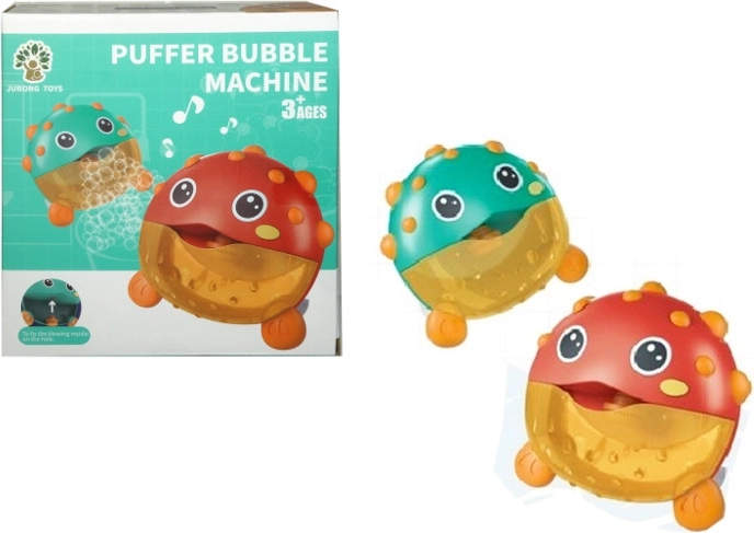 Poisson de bain à bulles – jouet musical pour la baignoire avec ventouses