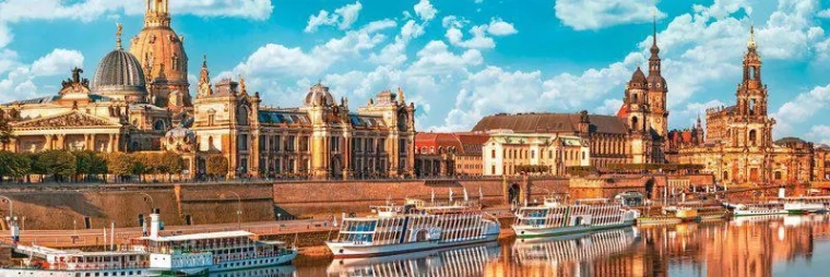 Puzzle panoramique Dresde, Allemagne 1000 pièces