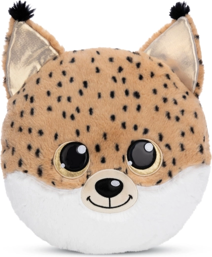 Coussin en peluche Nici Glubschis lynx Lenzo