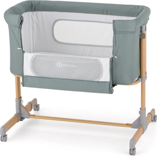 Petite&Mars lit bébé réglable Grace Compact Foggy Green