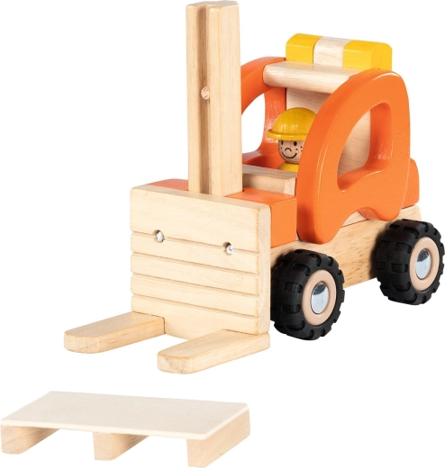 Chariot élévateur en bois avec palette - 1 pièce