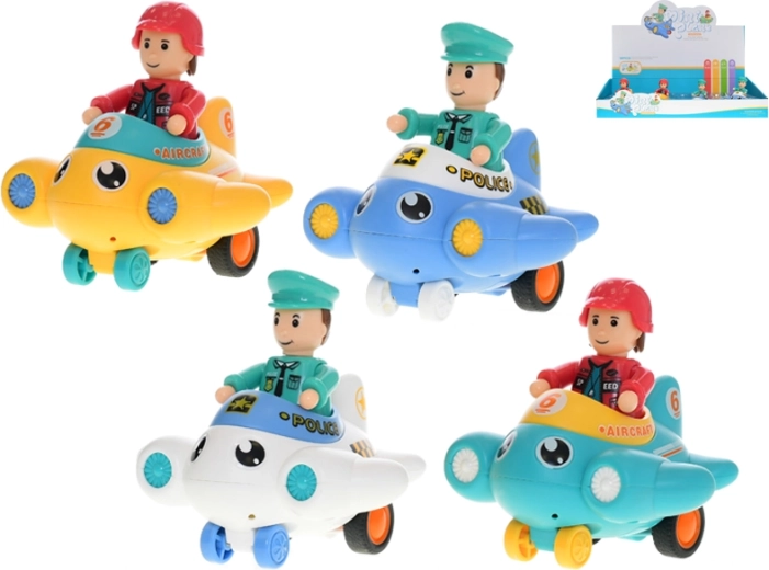 Avion en plastique à inertie pour enfants 18 mois+