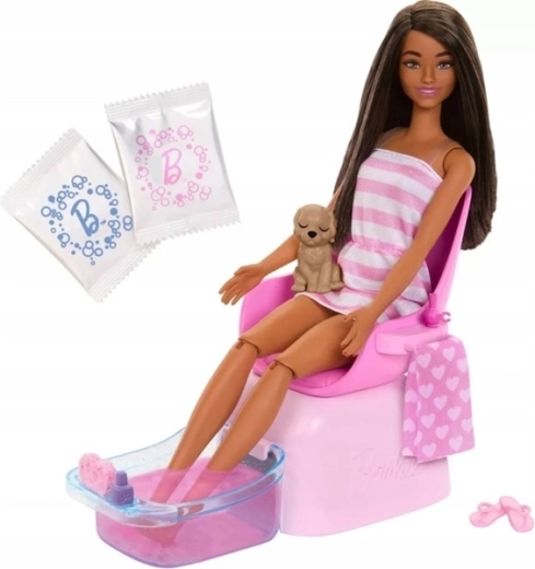 Fauteuil avec station pour les pieds et accessoires