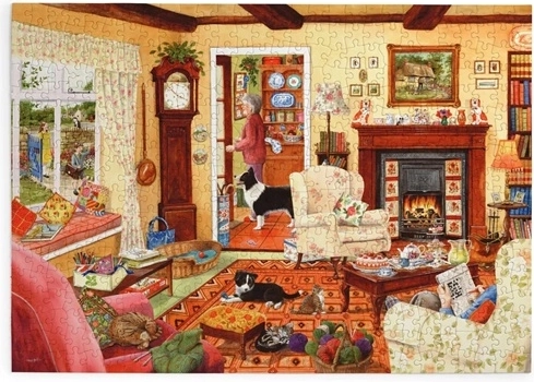 Puzzle House of Puzzles Le thé de cinq heures, 500 grandes pièces