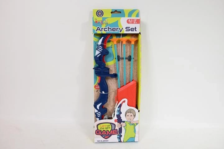 Arc pour enfants avec carquois et 3 flèches à ventouse