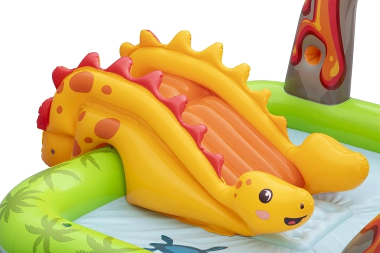 Toboggan souple avec arrivée sécurisée