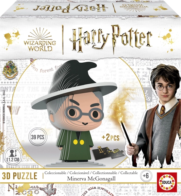 Puzzle 3D HARRY POTTER : Minerva McGonagall 39 pièces