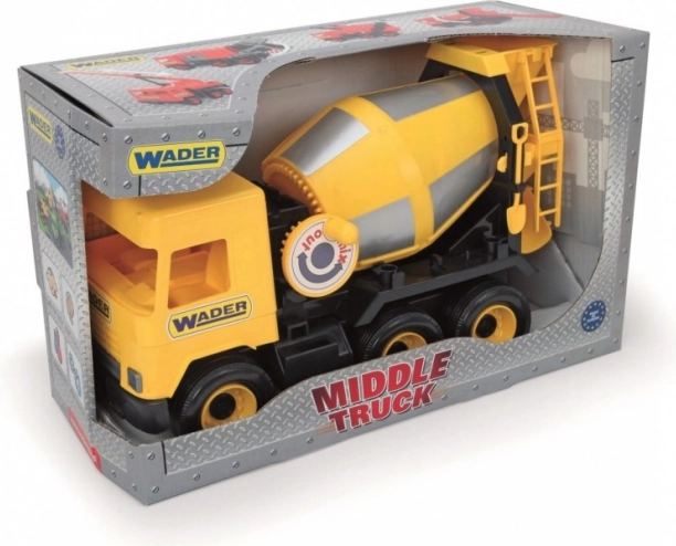 Jouet bétonnière jaune Middle Truck