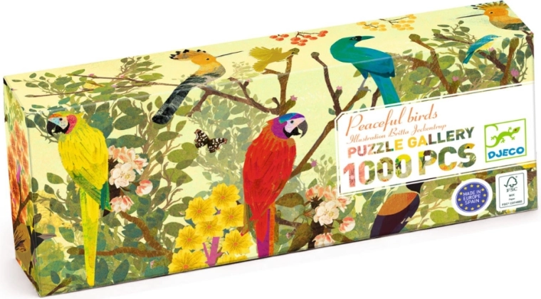 Puzzle Monde des oiseaux Djeco – 1000 pièces