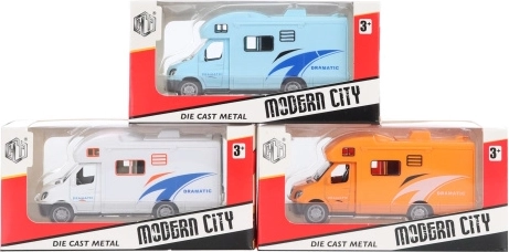Modèle de caravane en métal 10,5 cm