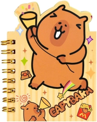 Bloc-notes Capybara A7, 50 feuilles - 1 pièce