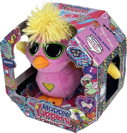 Steppos Happy Yappers Dottie oiseau en peluche interactif