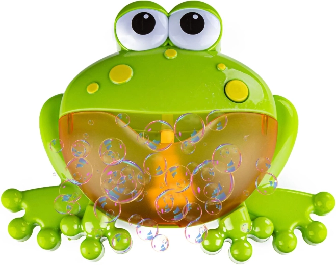Grenouille amusante pour le bain : bulles et mousse