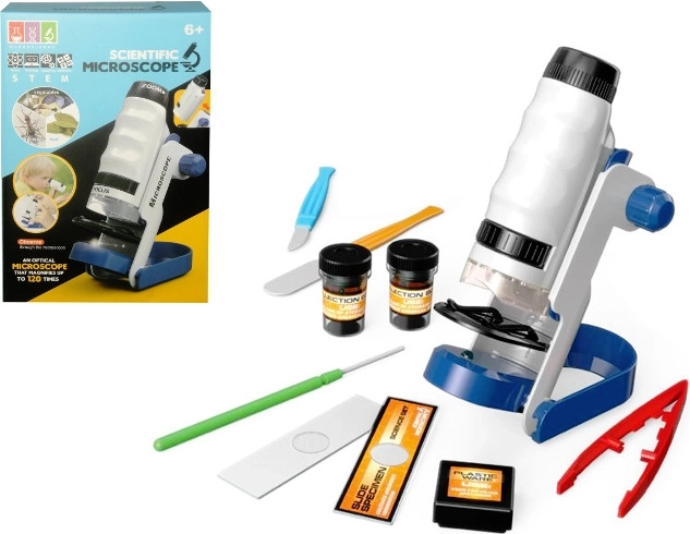 Microscope éducatif pour enfants avec accessoires