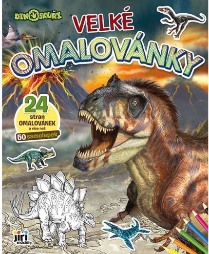 Grand cahier de coloriage Dinosaures