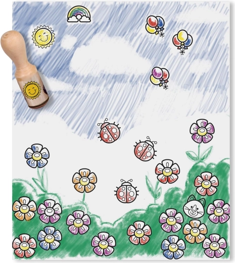 Empreintes nettes et colorées grâce aux encres