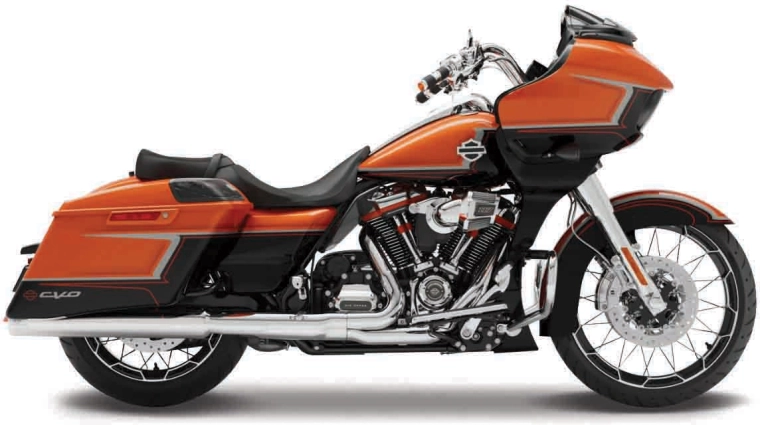 Maisto Harley-Davidson 2022 CVO Road Glide orange métallisé noir 1:18