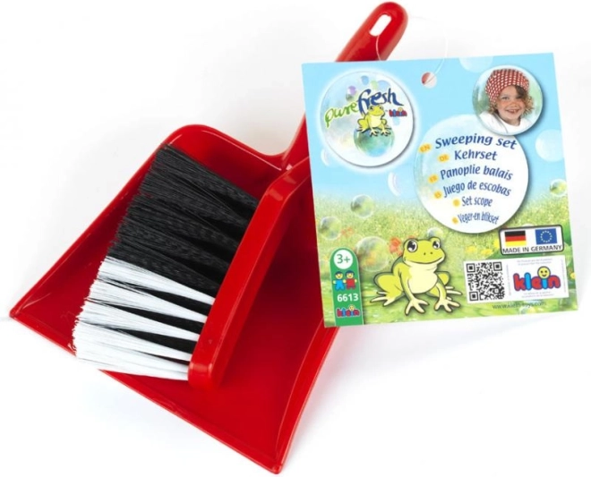 Balayette et pelle pour enfants – rouge