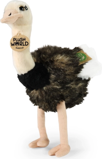 Autruche en peluche Rappa 33 cm eco-friendly – Plush world