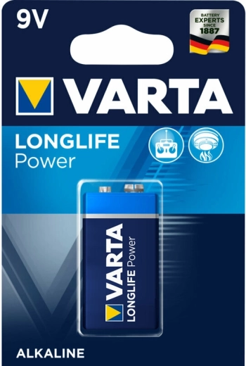 Pile alcaline Varta Longlife Power 9V