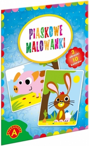 Tableaux de sable Cochon, Lapin