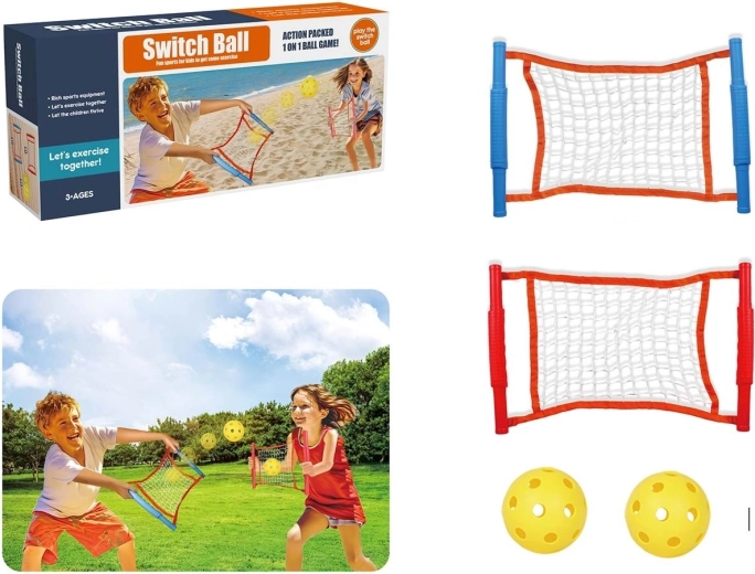 Jeu de plage avec filet – attrape-balle