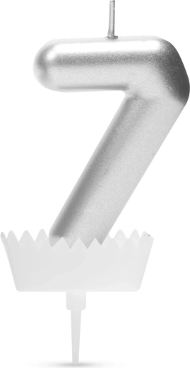 Bougie d’anniversaire chiffre 7