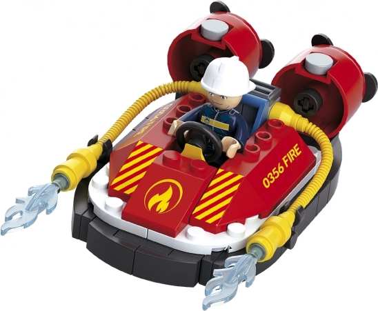Sluban Fire aéroglisseur de pompiers – jeu de construction 86 pièces + figurine
