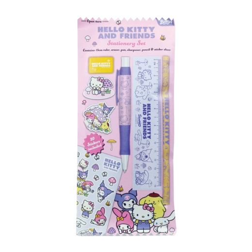 Hello Kitty et ses amis – set scolaire mushroom