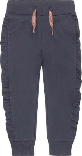 Pantalon froncé pour fille Dirkje bleu marine (taille 62)