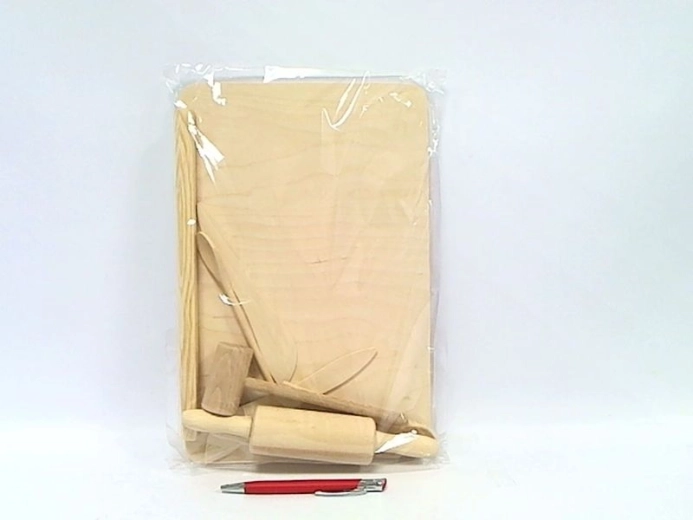 Grand set de cuisine en bois pour enfants