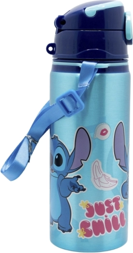Bouteille enfant en aluminium Disney Stitch avec bouchon pop-up et paille 730 ml - 1 pièce