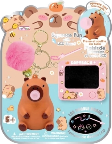 Porte-clés HOT FOCUS avec mini écran LCD – capybara