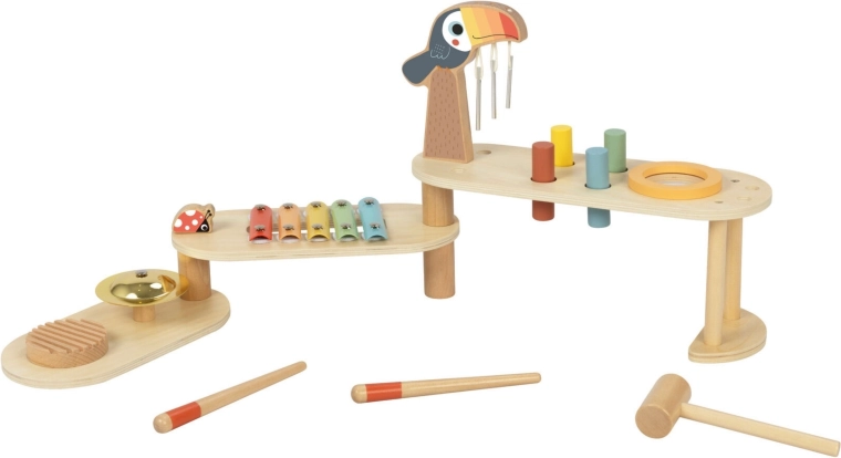 Un ensemble riche d’instruments pour le rythme et la mélodie
