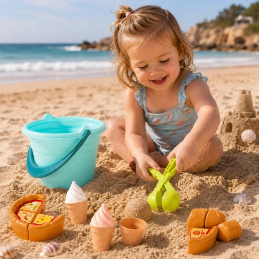 Pour le bac à sable et la plage