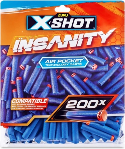 Balles en mousse X-Shot Insanity 200 pcs