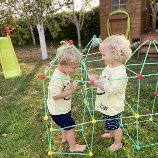 Jeu créatif à la maison comme au jardin