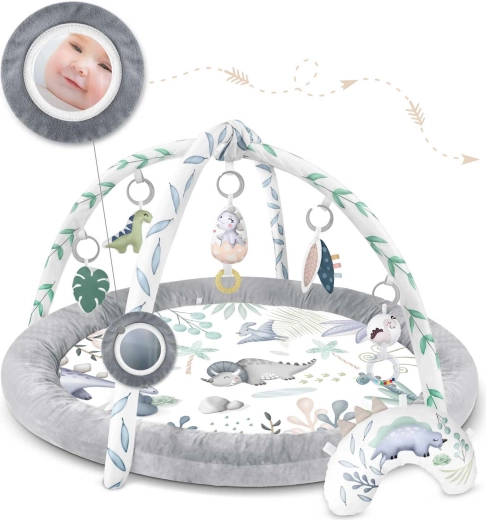 Coussin pour tummy time en minky tout doux