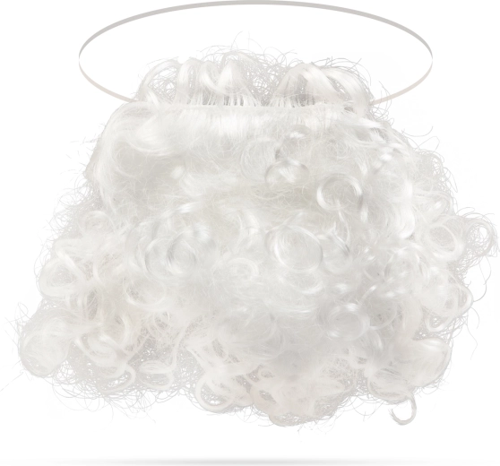 Barbe de Saint Nicolas blanche 33 × 25 cm