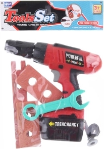 Perceuse électrique pour enfants avec accessoires