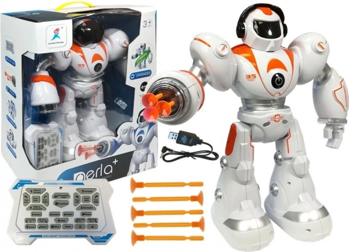 Robot télécommandé amusant avec projectiles