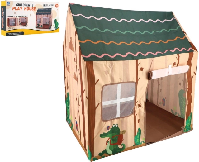 Tente de jeu pour enfants en forme de maisonnette 95 × 71 × 105 cm