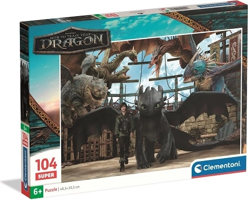Puzzle Clementoni SuperColor Dragon 104 pièces
