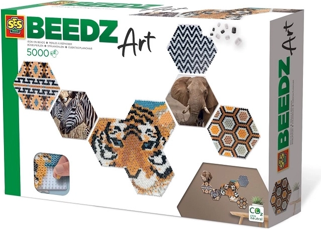 Kit créatif beedz art hex safari